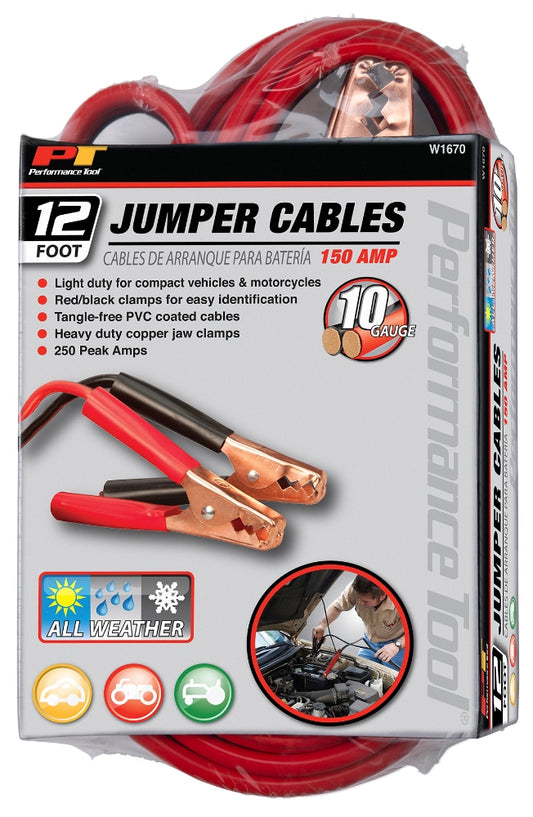 12ft. Performance Tool Jumper Cables All-Weather