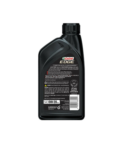Castrol Edge 0W-20 Full Synthetic Motor Oil 1qt.