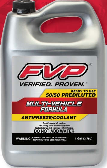 FVP Antifreeze/Coolant Pre-Diluted 50/50 1gal.