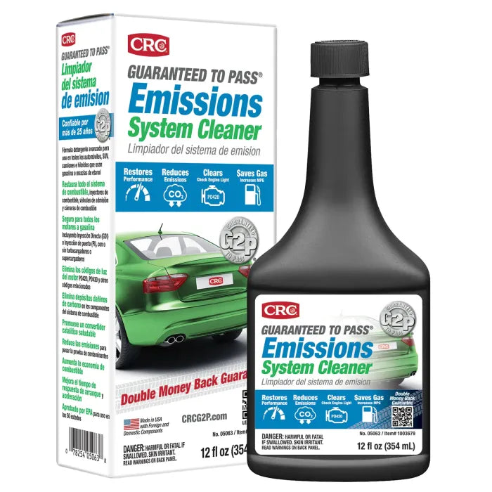 CRC Guaranteed To Pass® Emissions System Cleaner 12fl.oz.