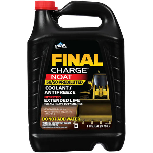 PEAK FINAL CHARGE® NOAT Full Strength Extended Life Antifreeze + Coolant